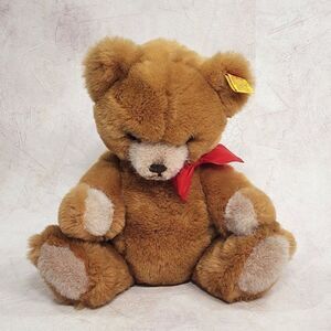 Steiff 10" Jointed Teddy Bear Plush Stuffed Animal 0220/28  Soft Fuzzy